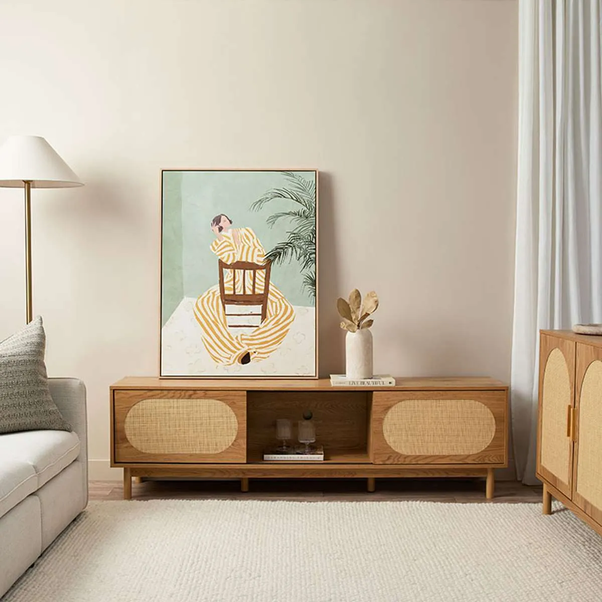 Canyon Entertainment Unit - Large Mocka