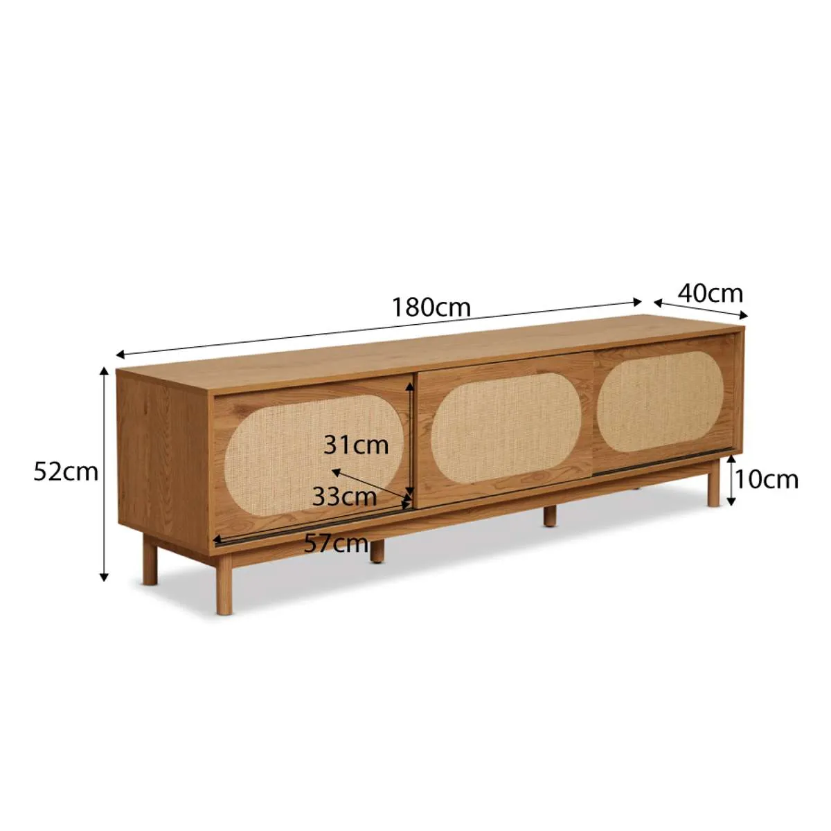 Canyon Entertainment Unit - Large Mocka