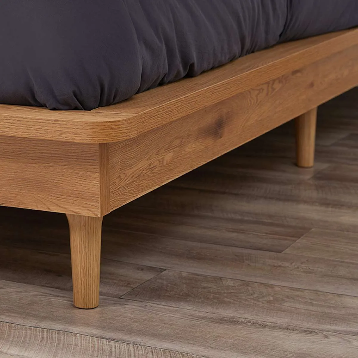 Carson Queen Bed - Natural Mocka