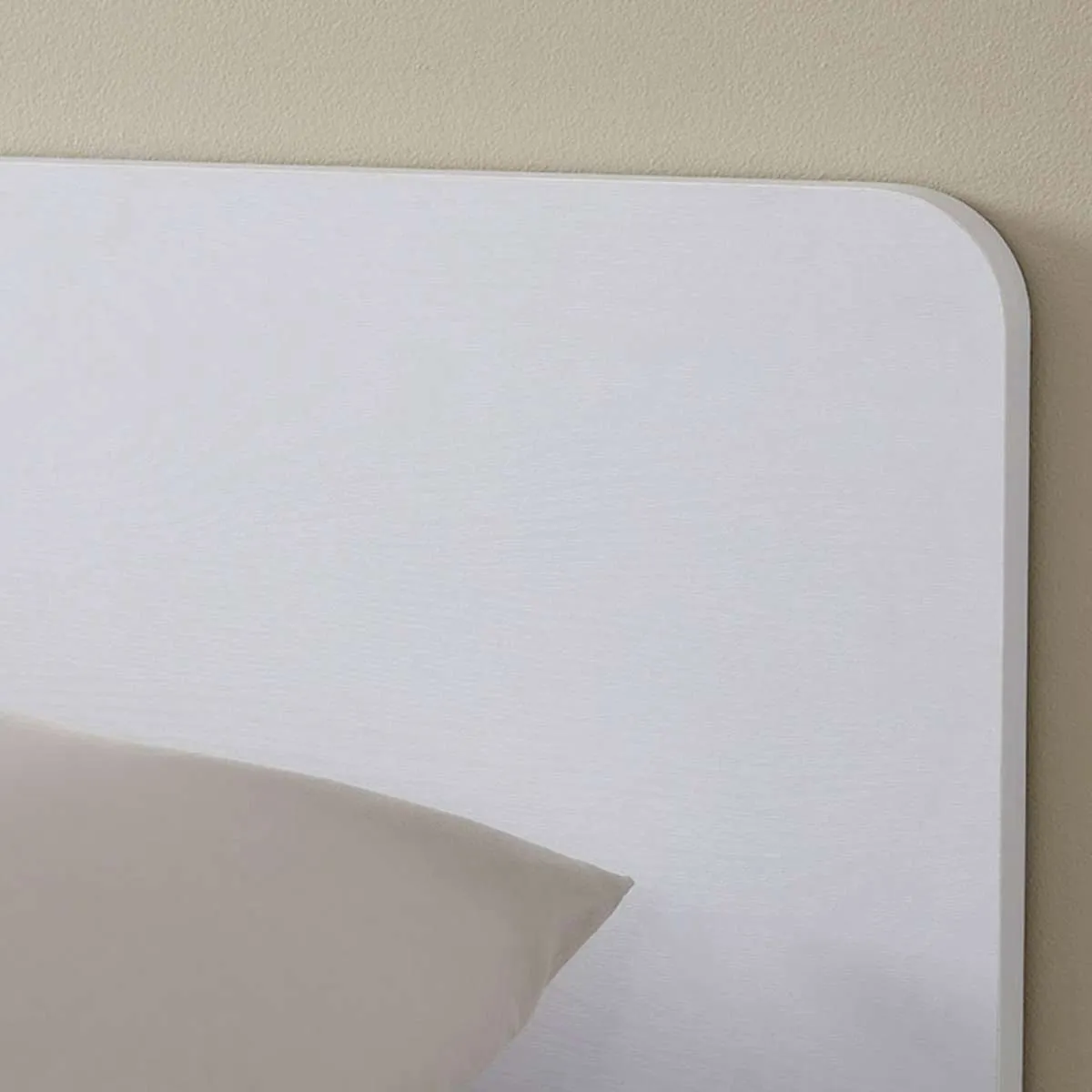 Carson Queen Bed - White Mocka
