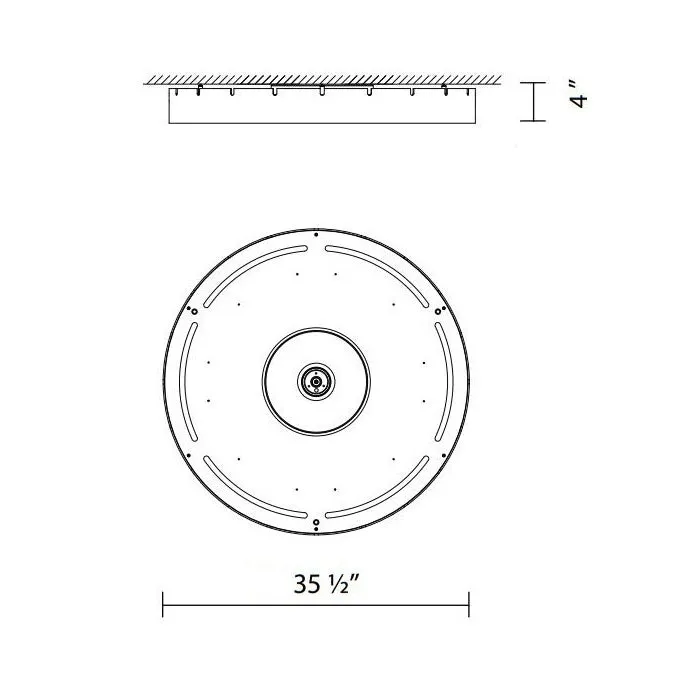 Castle LED Flush Mount