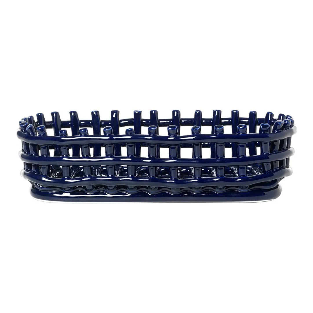 Ceramic Basket - Oval