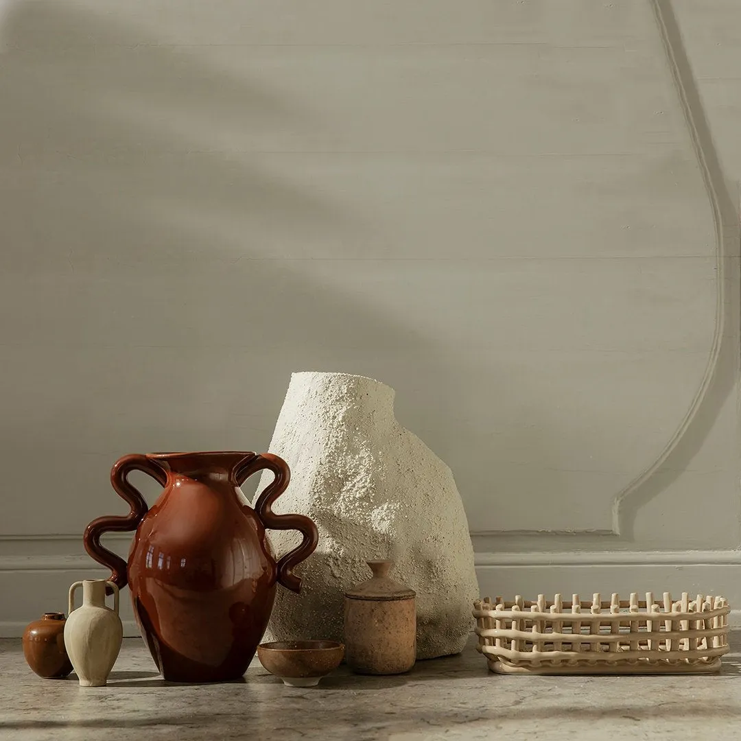 Ceramic Basket - Oval