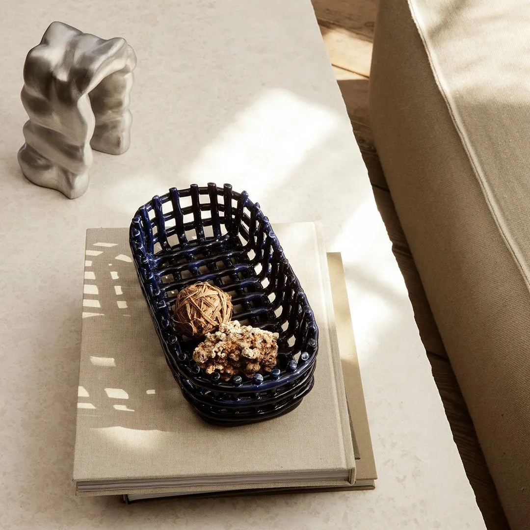 Ceramic Basket - Oval