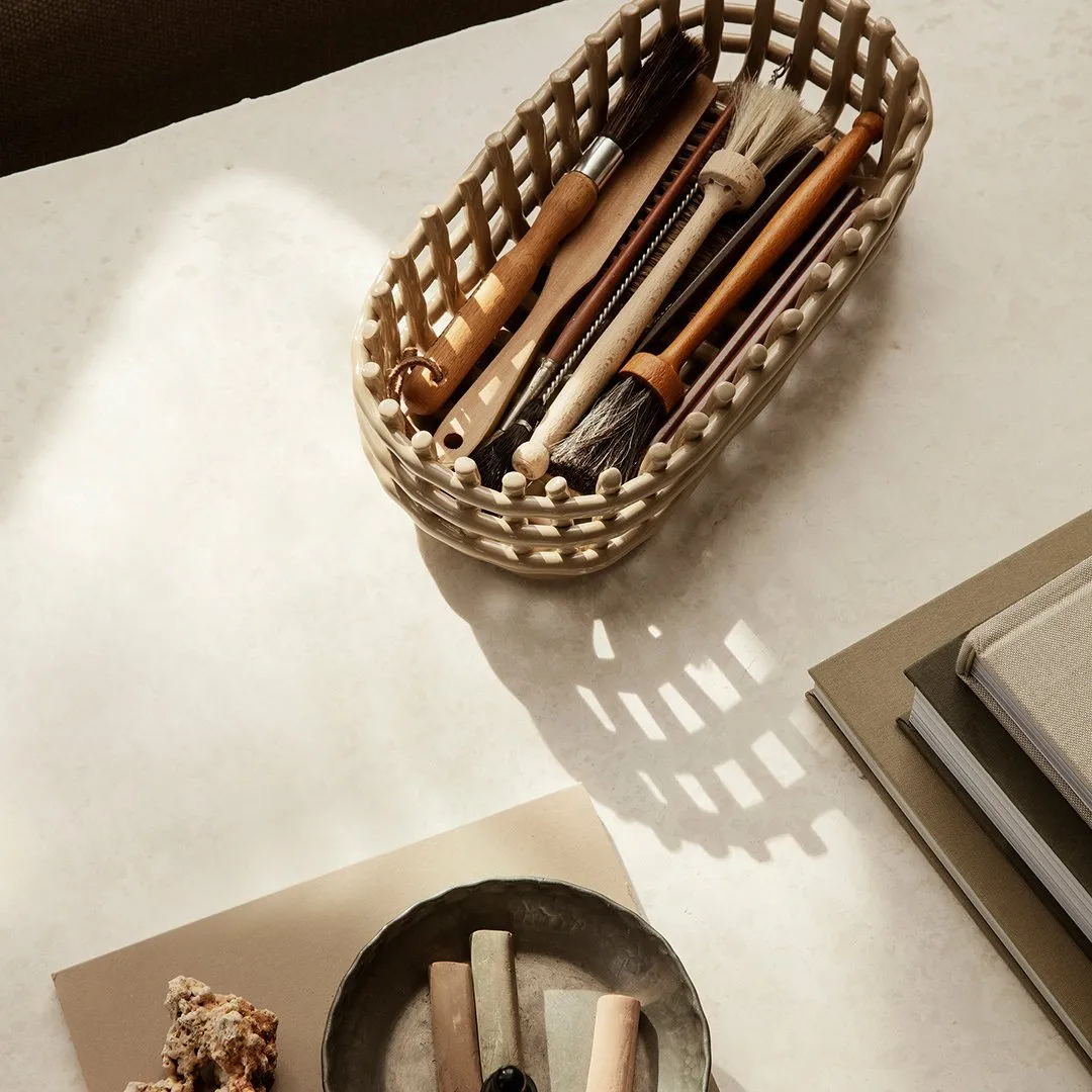Ceramic Basket - Oval
