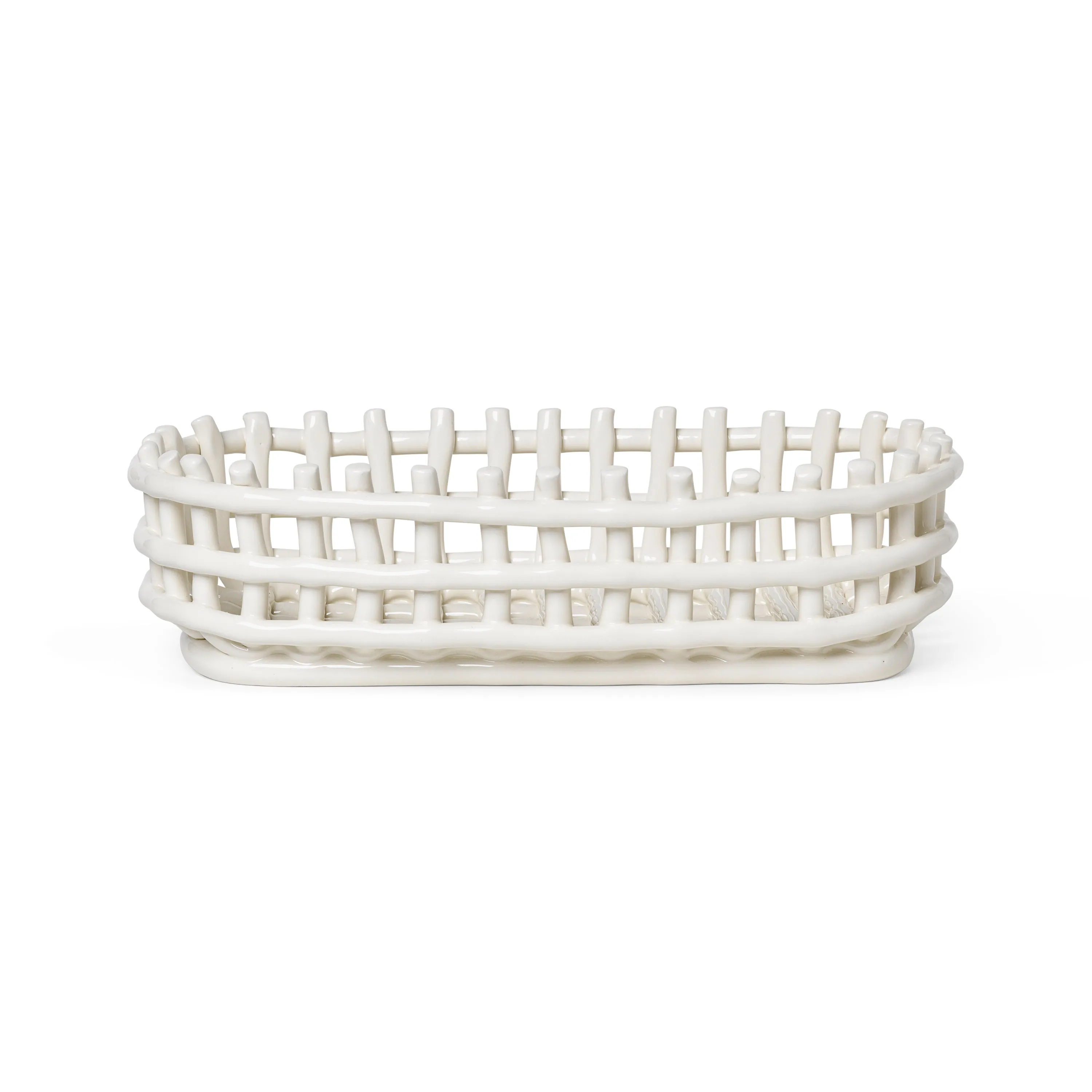 Ceramic Oval Basket
