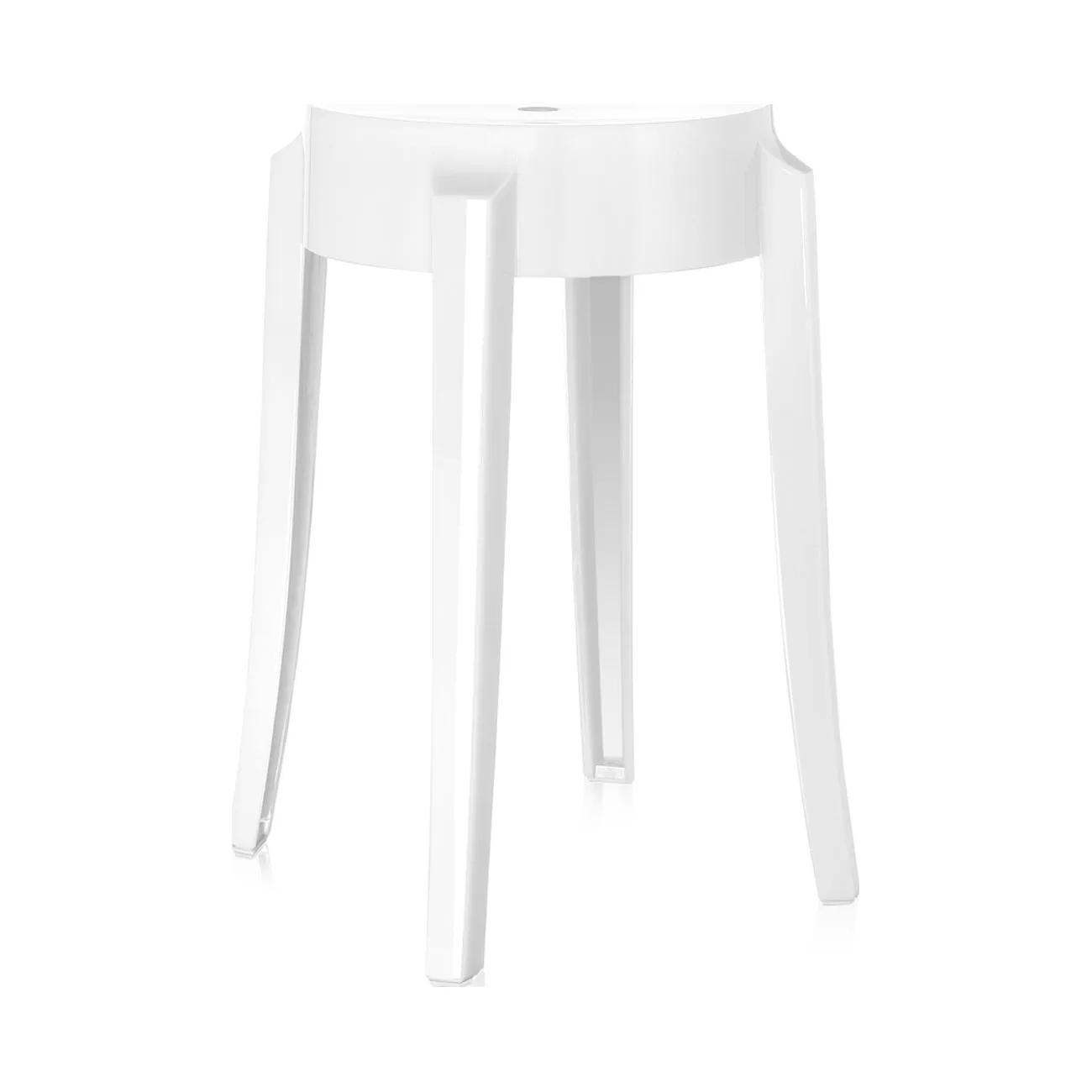 Charles Ghost Transparent Stool (Set of 2)