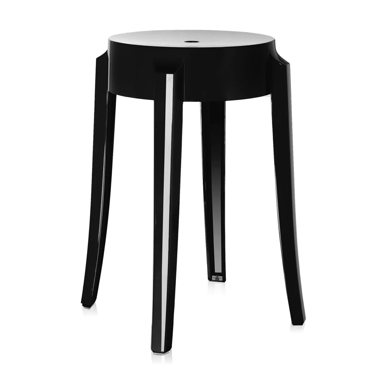 Charles Ghost Transparent Stool (Set of 2)
