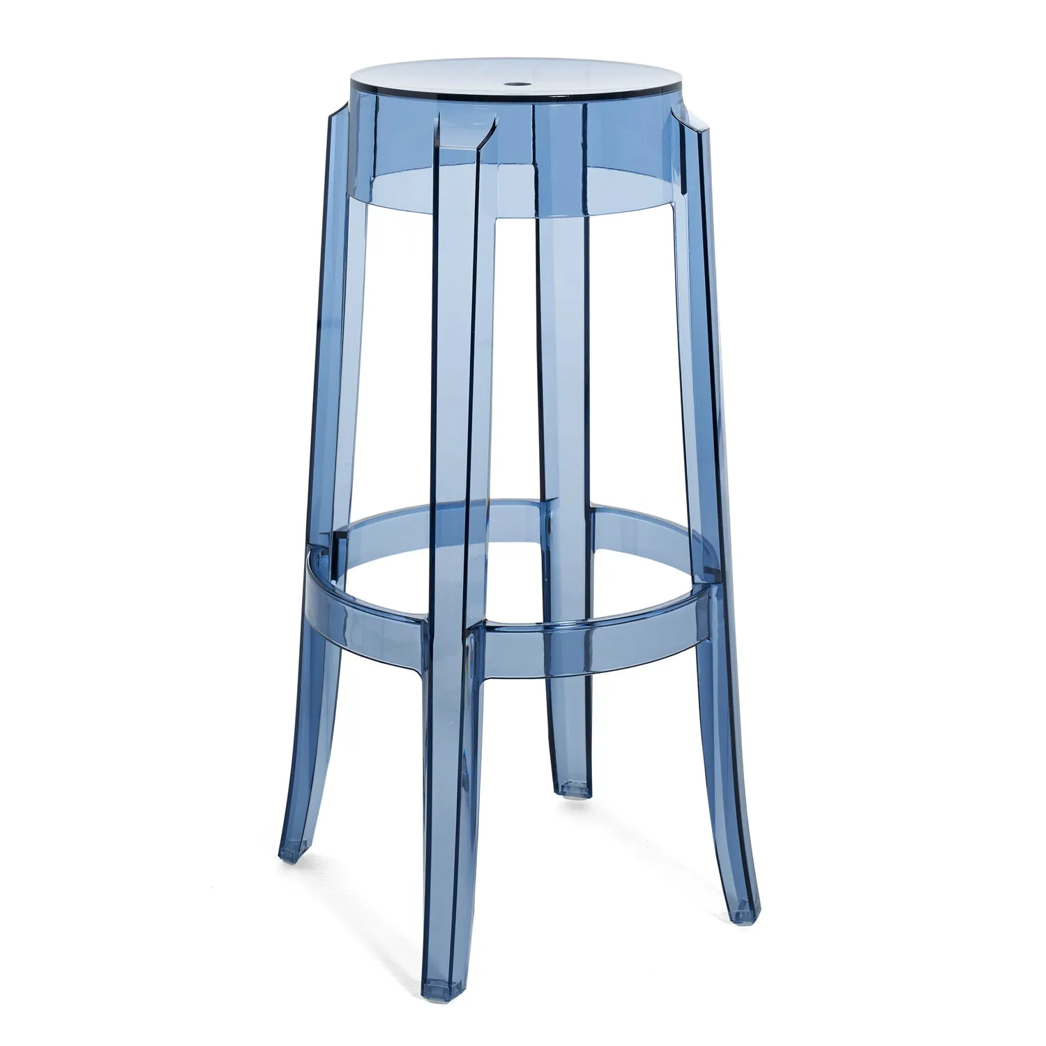Charles Ghost Transparent Stool (Set of 2)