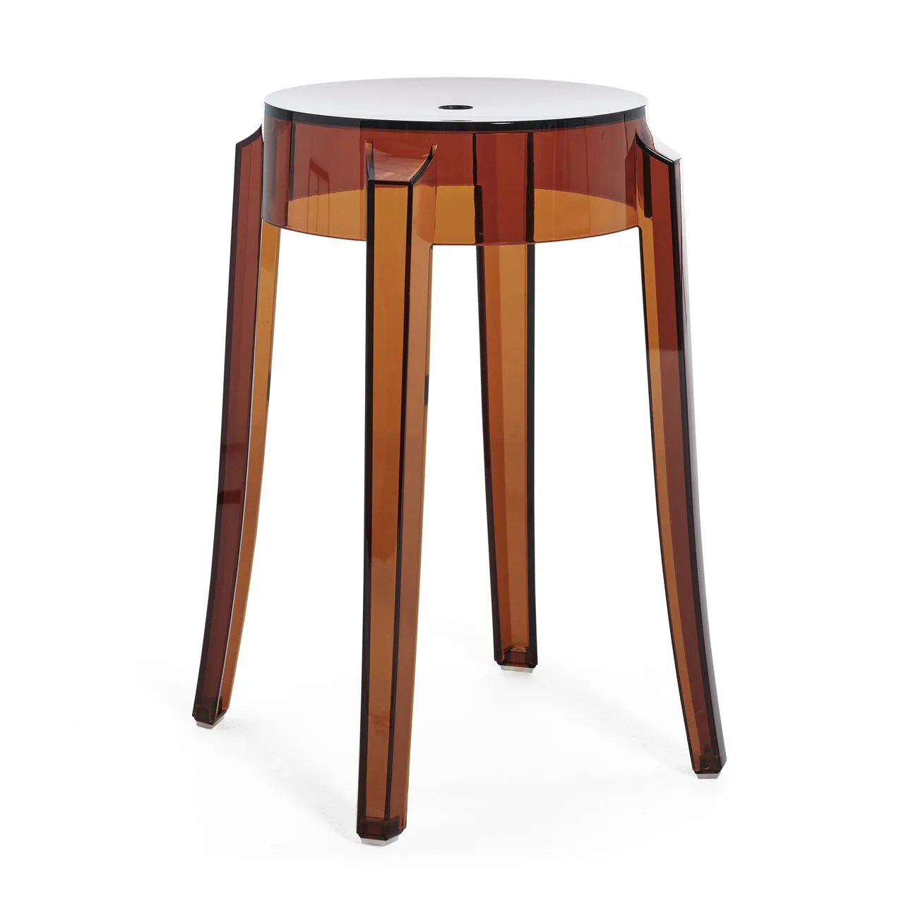 Charles Ghost Transparent Stool (Set of 2)