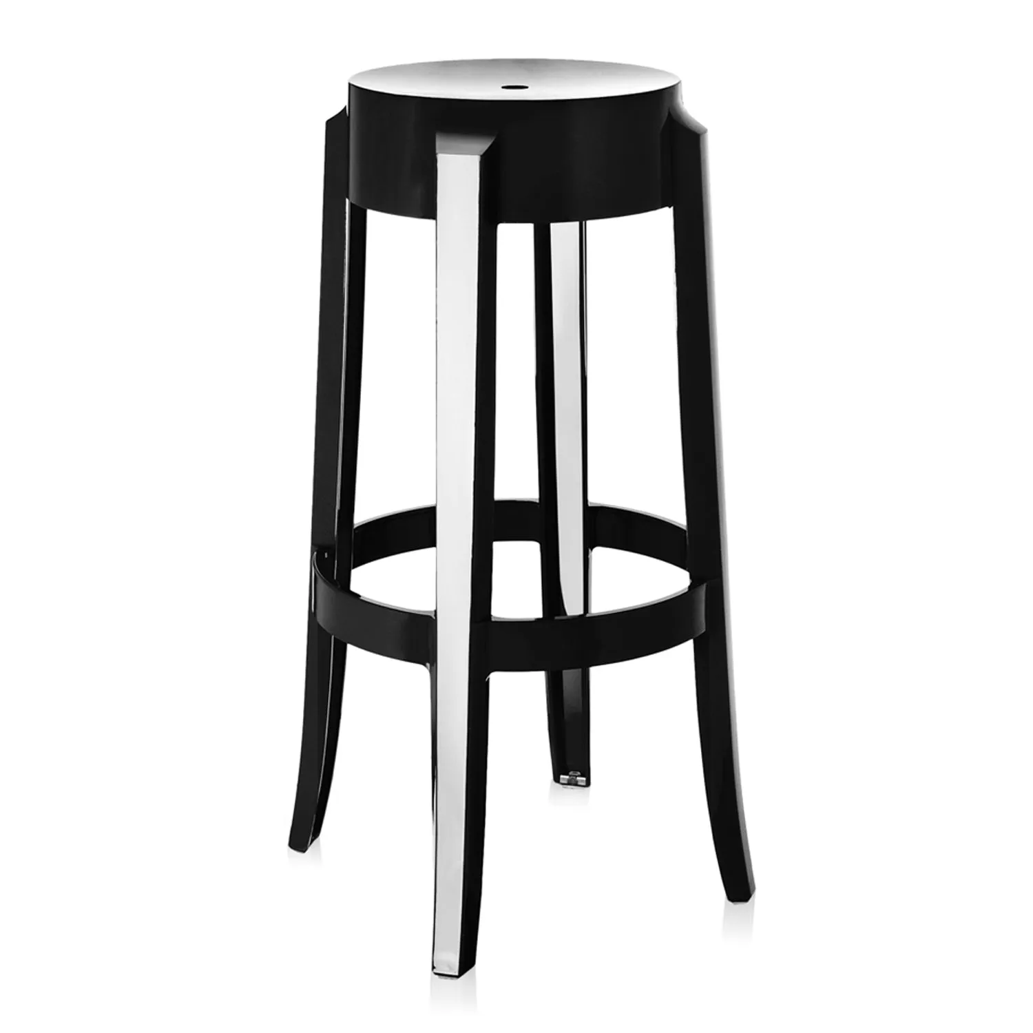 Charles Ghost Transparent Stool (Set of 2)