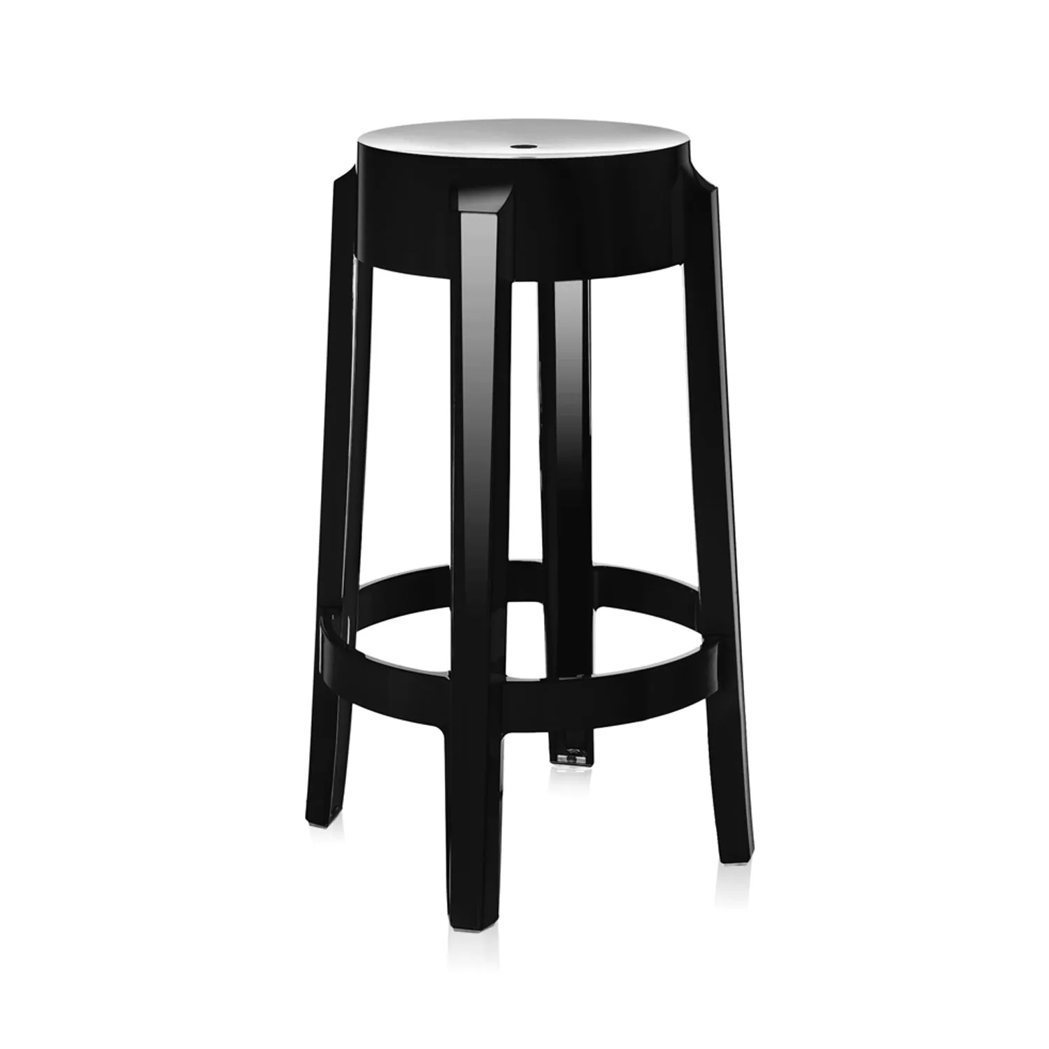 Charles Ghost Transparent Stool (Set of 2)