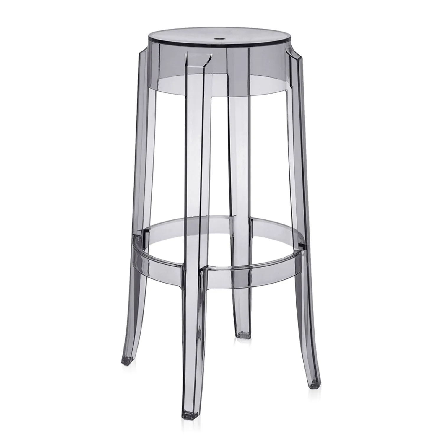 Charles Ghost Transparent Stool (Set of 2)