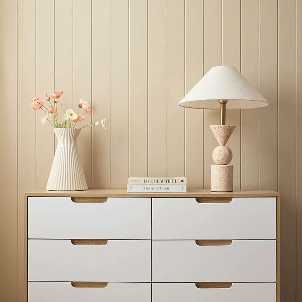 Chelsea Six Drawer - Wide Mocka
