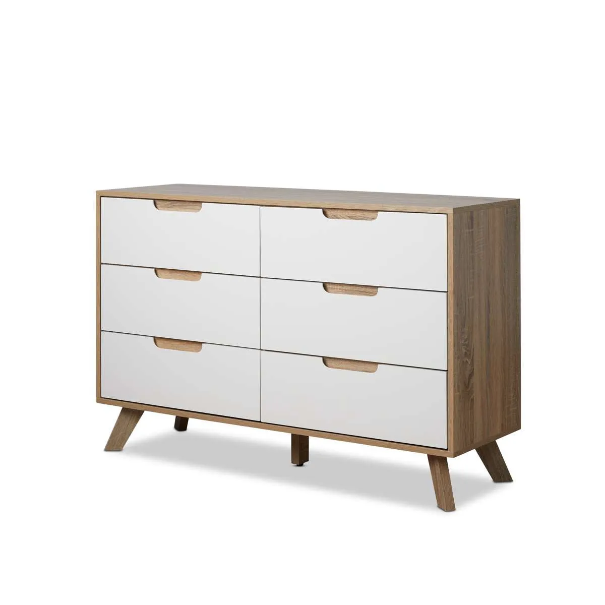 Chelsea Six Drawer - Wide Mocka