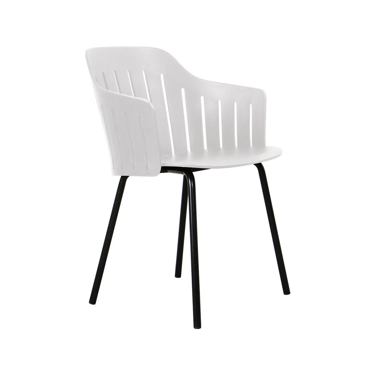 Choice Outdoor Dining Armchair with Metal Legs