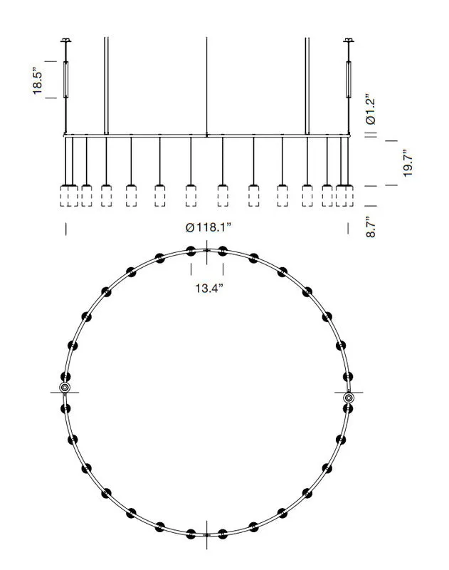 Cirio Circular Pendant Light