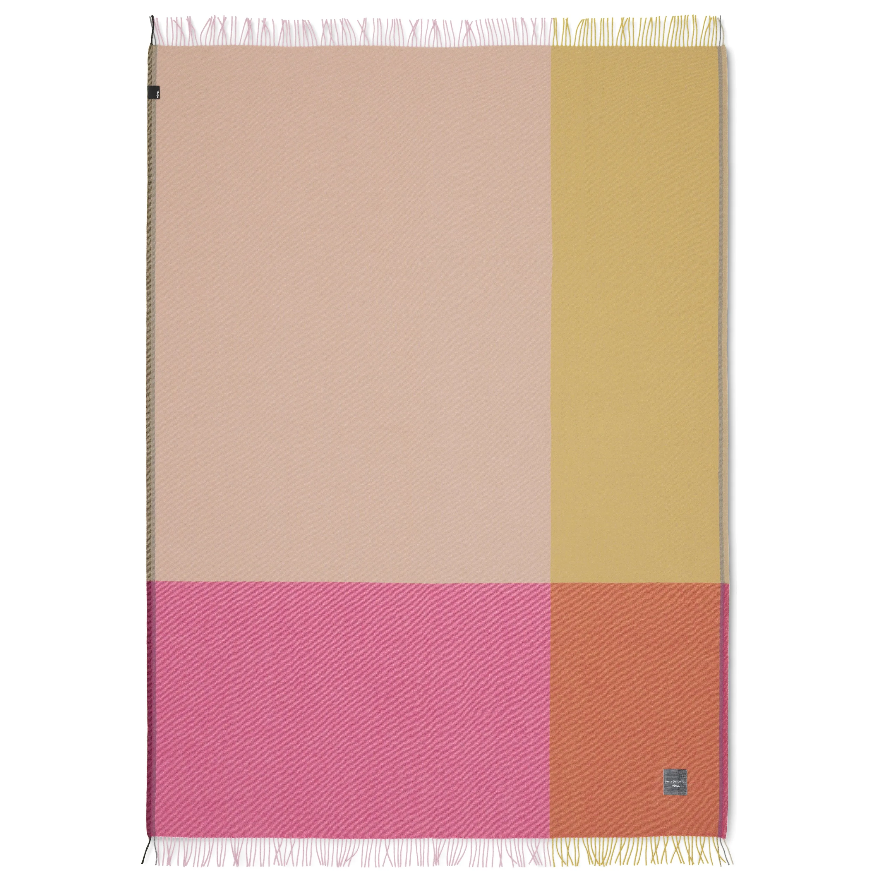 Color Block Throw Blanket