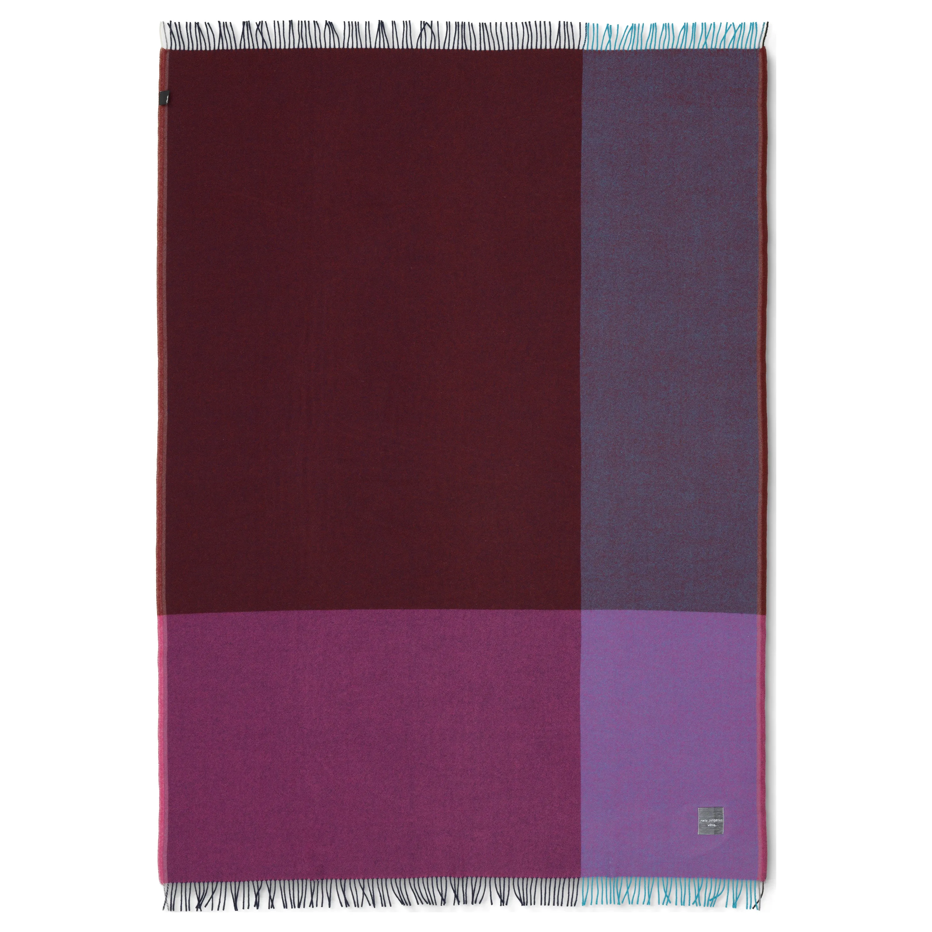 Color Block Throw Blanket