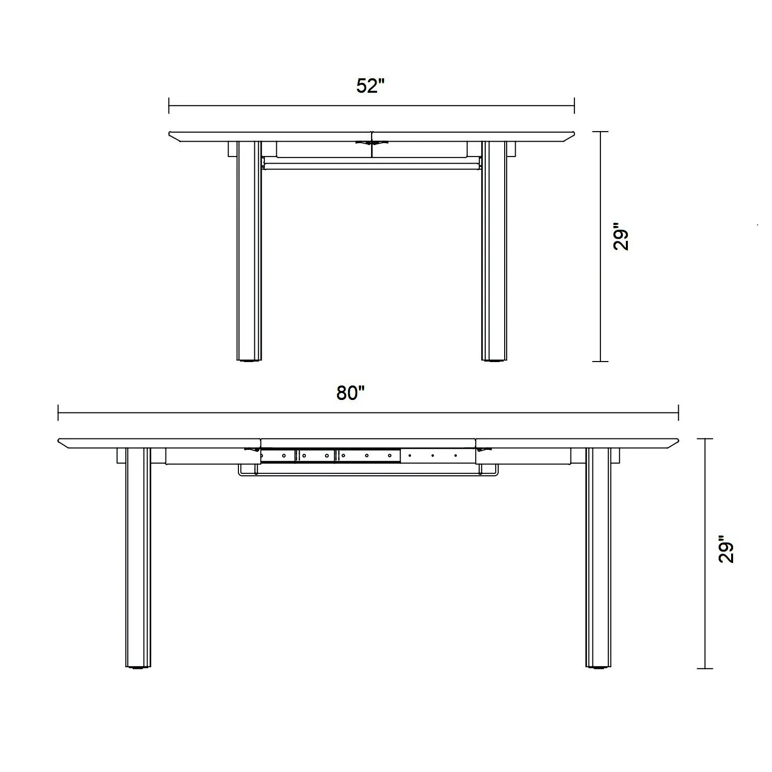 Comfort Circle Extendable Dining Table