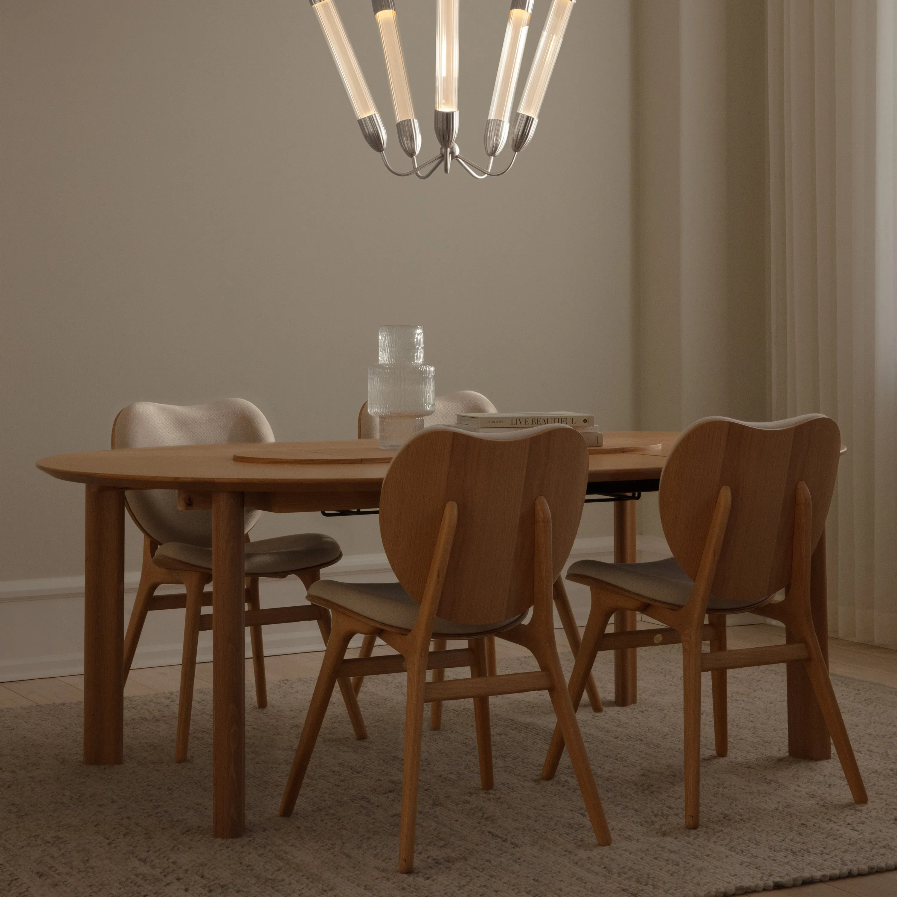 Comfort Circle Extendable Dining Table