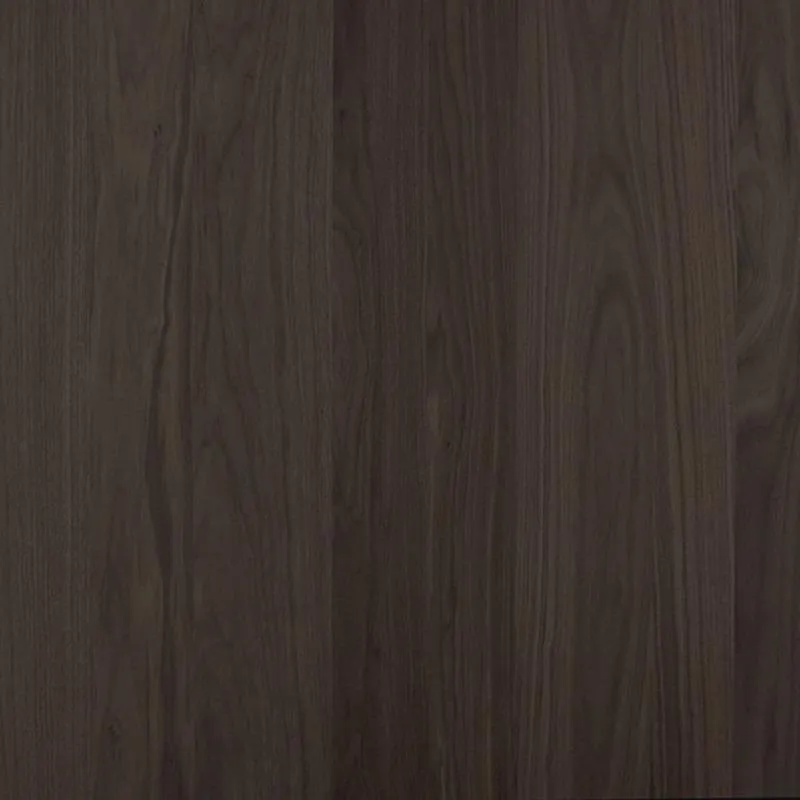Connection Glass Top Walnut Dining Table