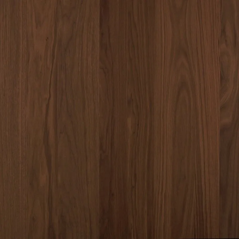 Connection Glass Top Walnut Dining Table