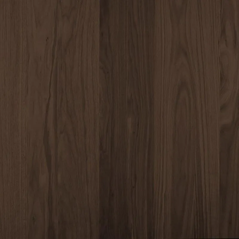 Connection Glass Top Walnut Dining Table