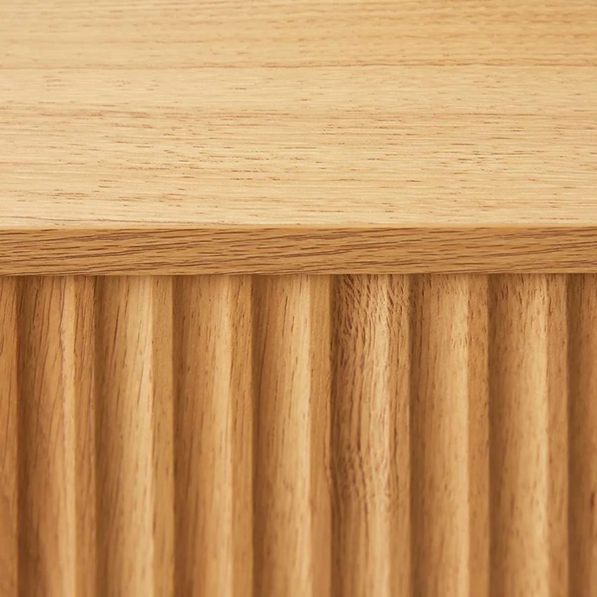 Deven Ball Feet Bedside Table - Natural Mocka