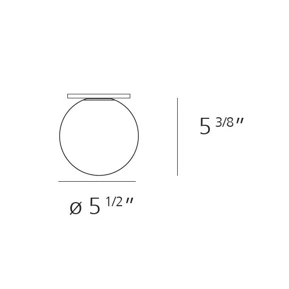 Dioscuri Wall/Ceiling Light