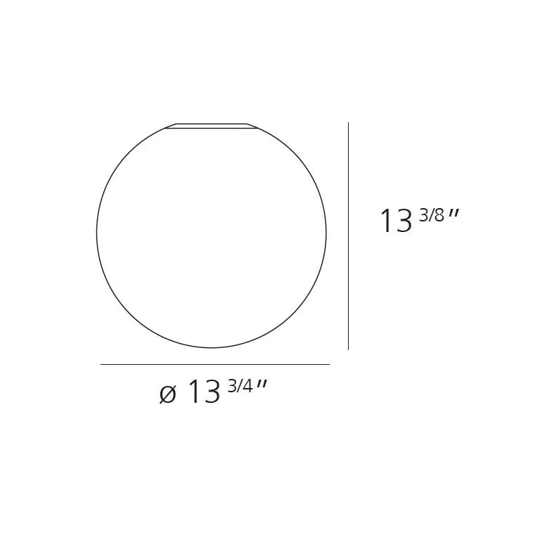 Dioscuri Wall/Ceiling Light