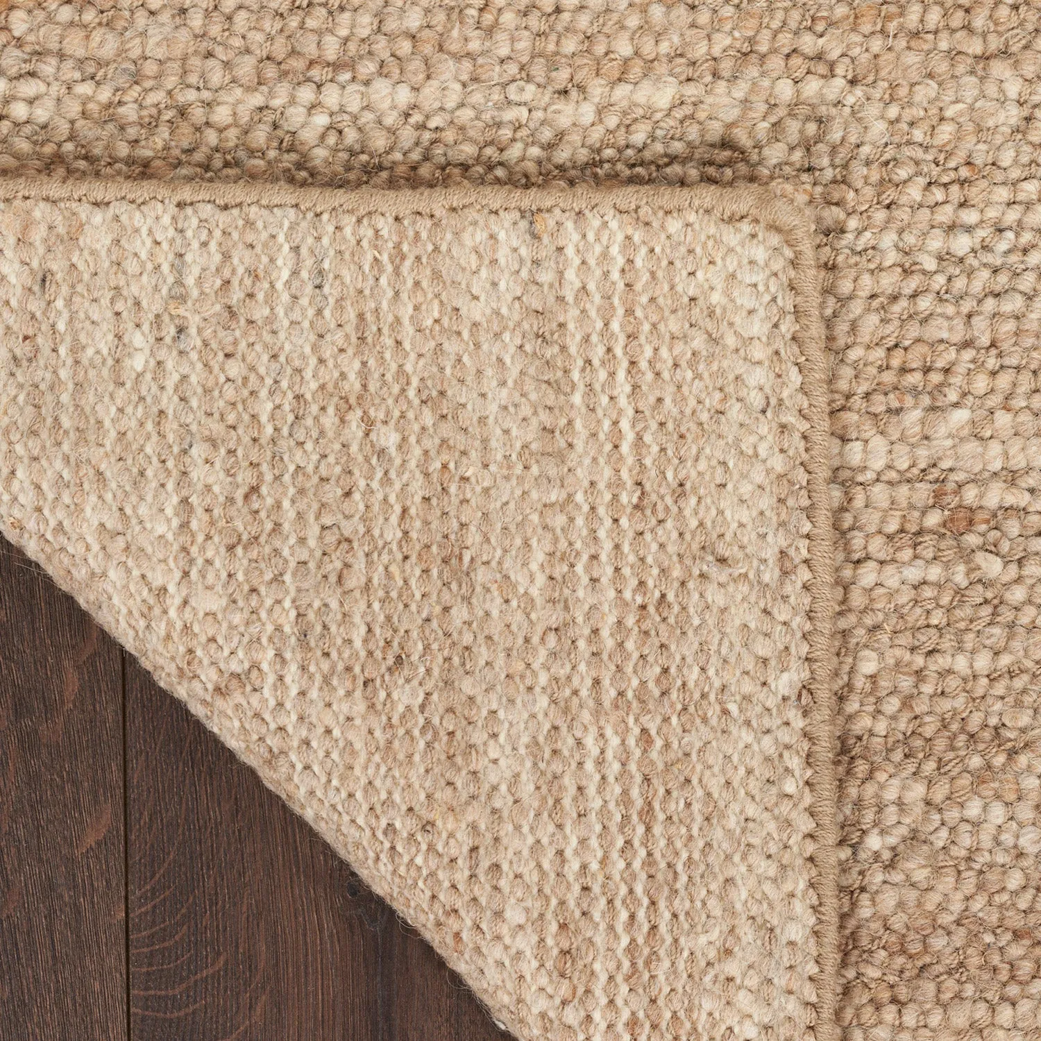 Distressed Essentials Solid Rug - Beige