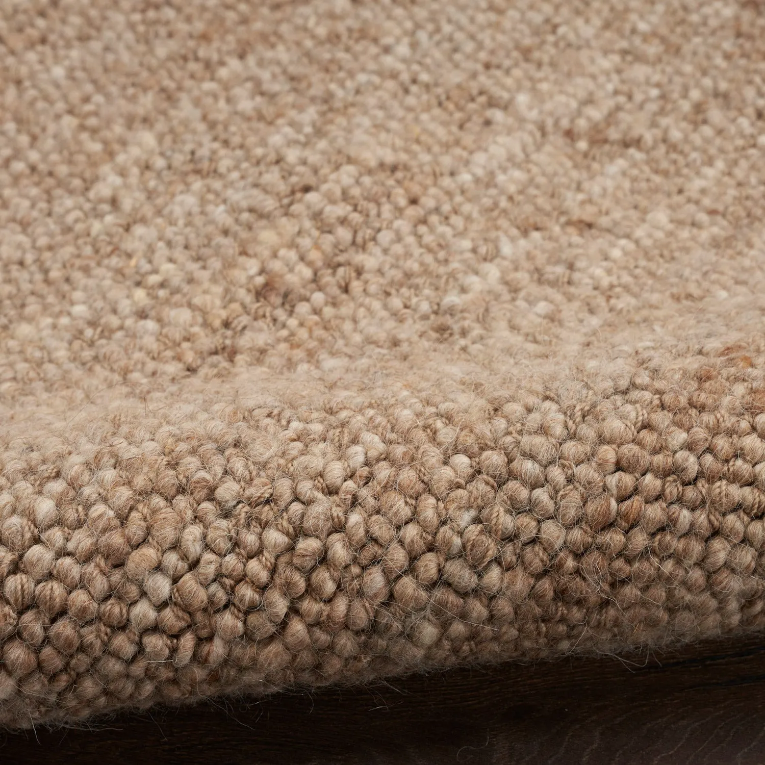 Distressed Essentials Solid Rug - Beige