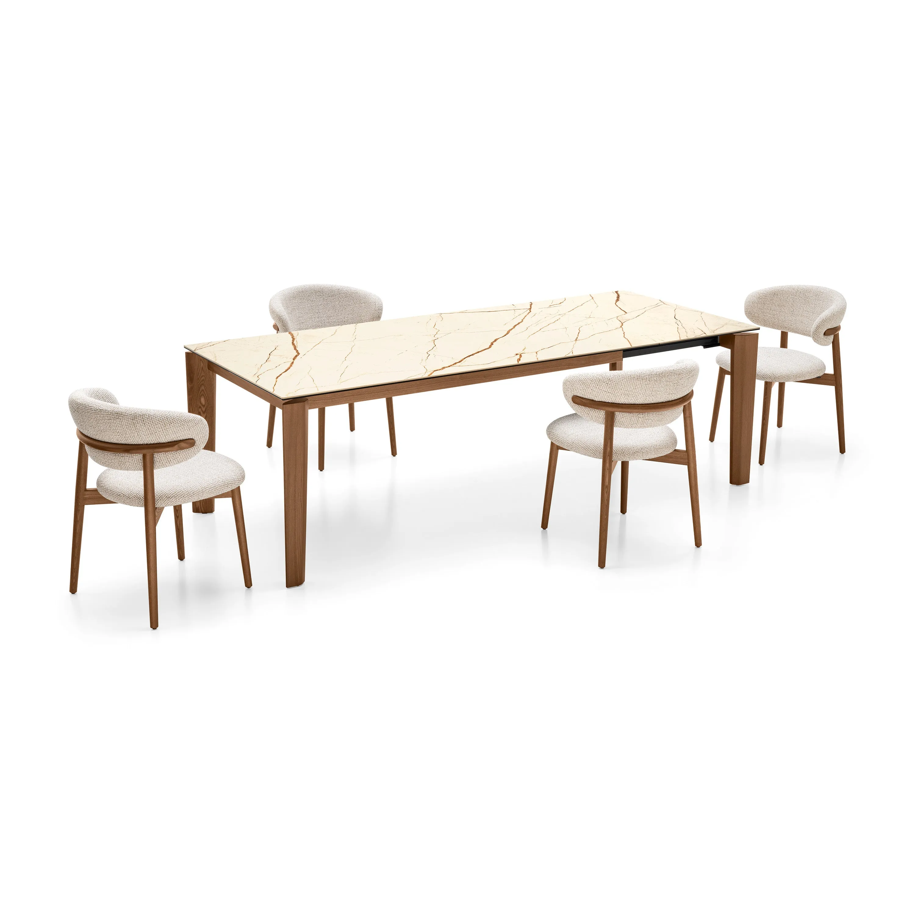 Dogma Rectangular Extendable Dining Table