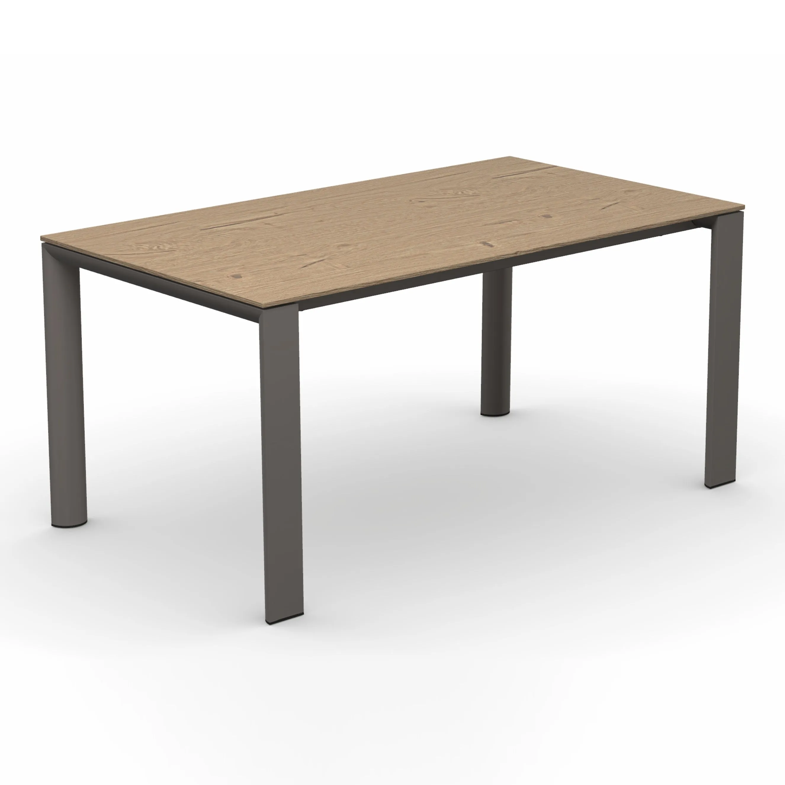 Dorian Metal Extending Dining Table