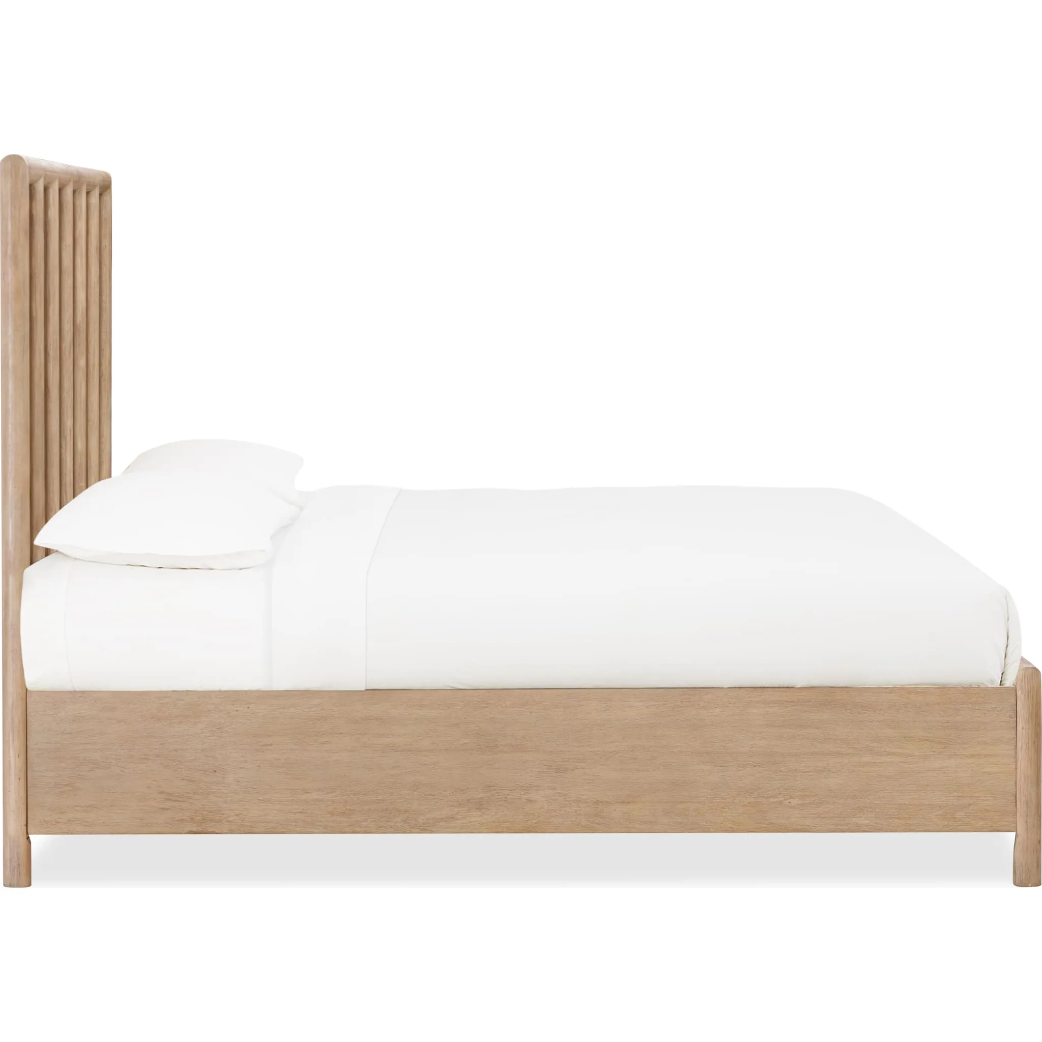 Dorsey Wooden Two Drawer Storage Bed in Granola Modus
