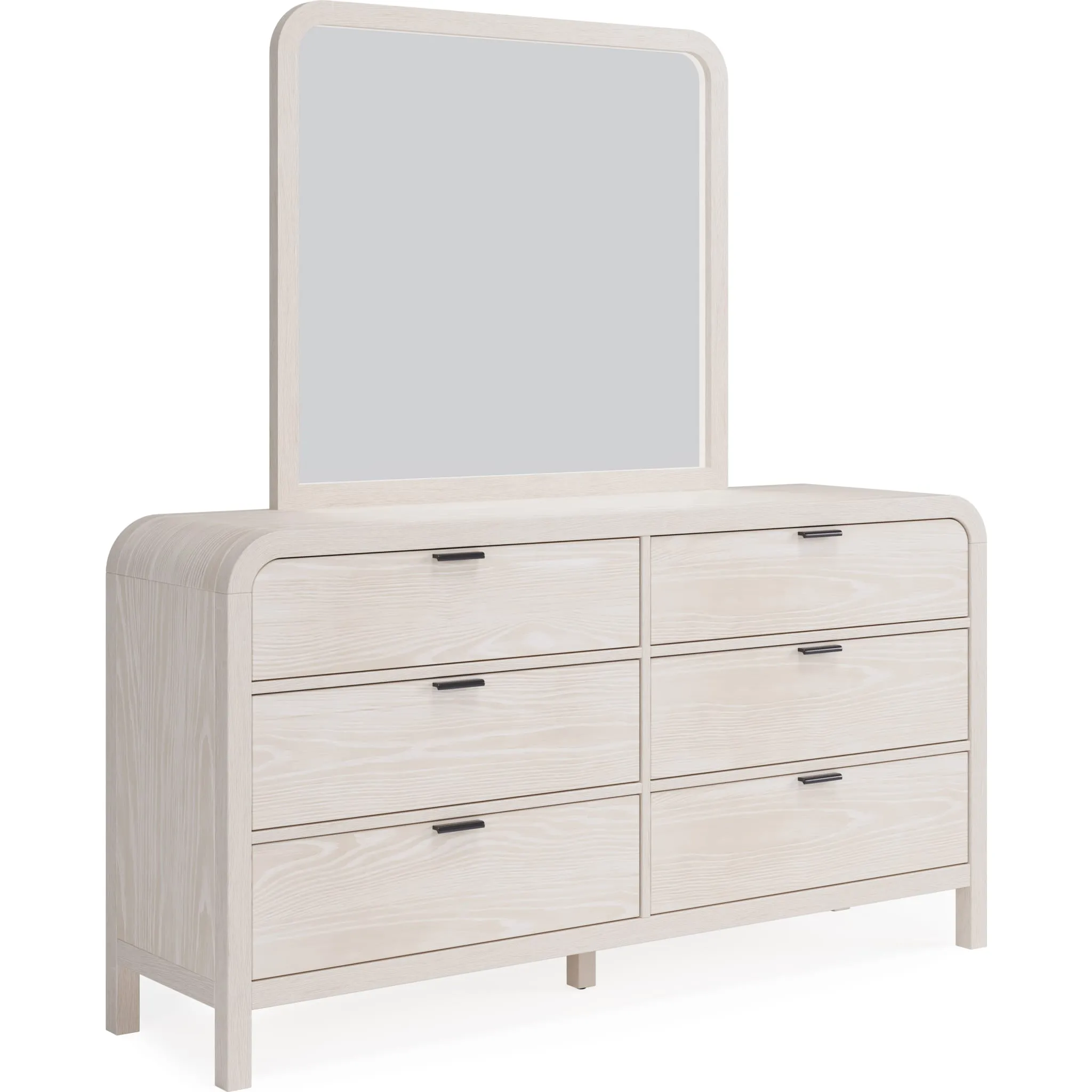 Drake Six Drawer Dresser in Sugar Modus