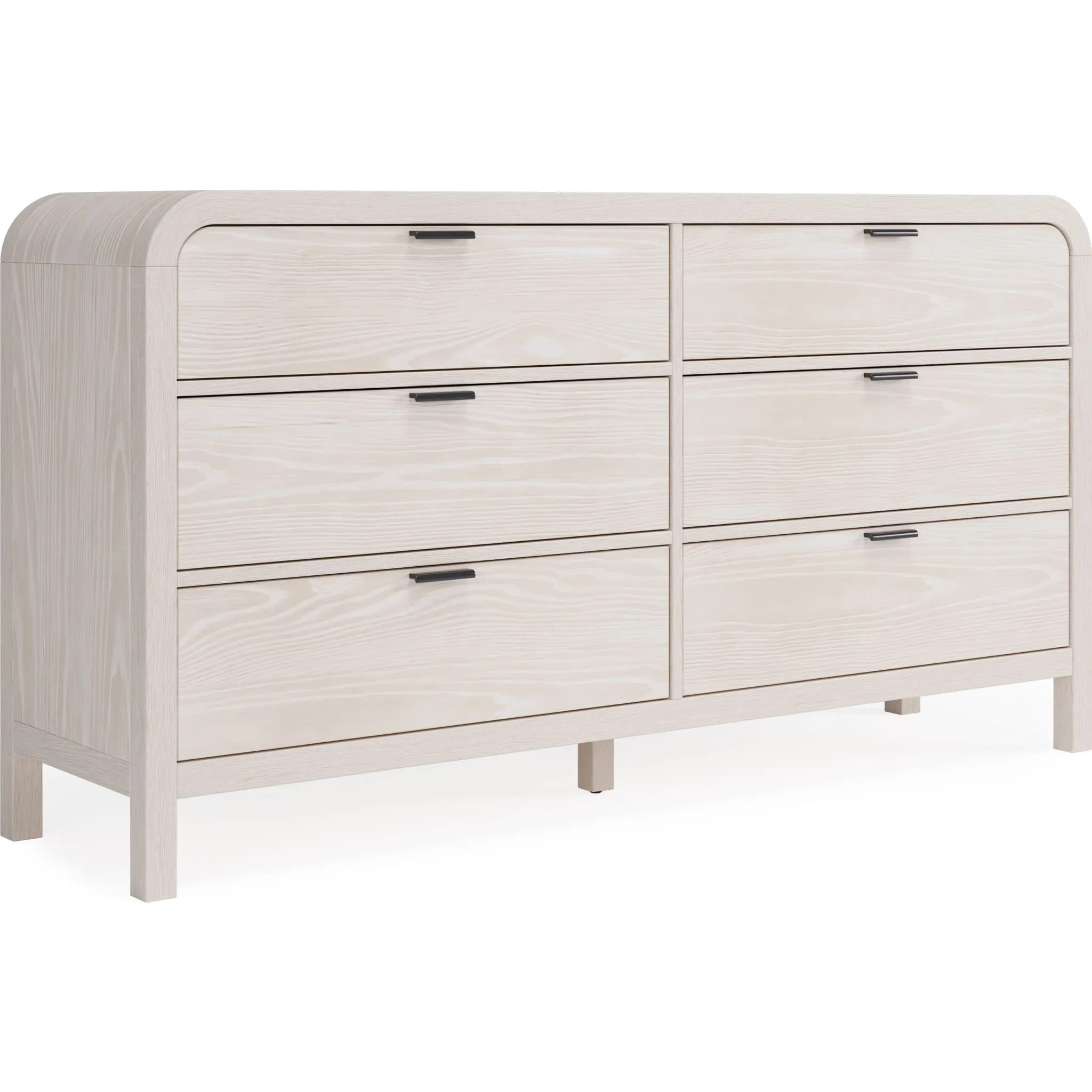 Drake Six Drawer Dresser in Sugar Modus