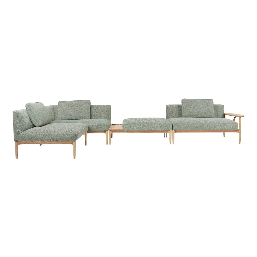 E350 Embrace Footstool w/ Table Section