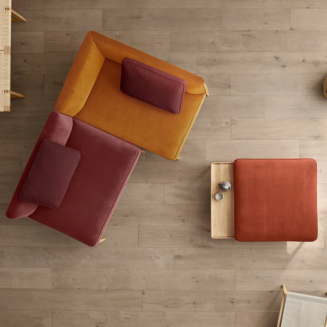 E350 Embrace Footstool w/ Table Section