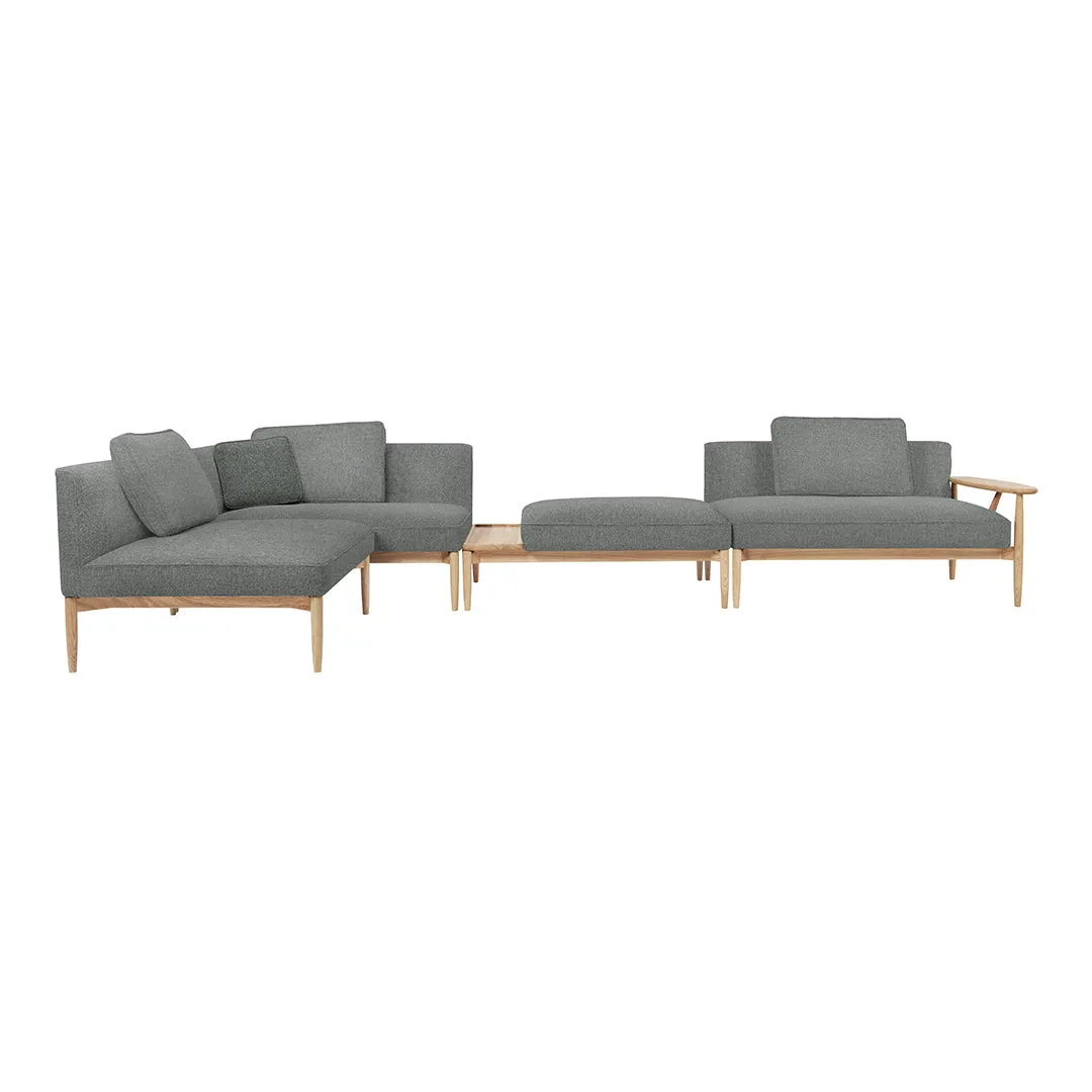 E350 Embrace Footstool w/ Table Section