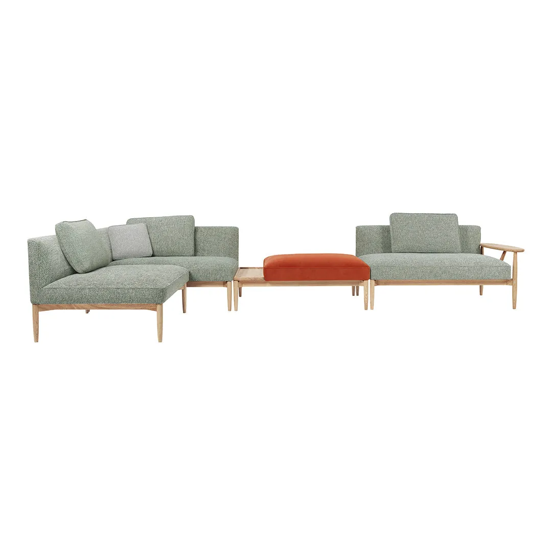 E350 Embrace Footstool w/ Table Section