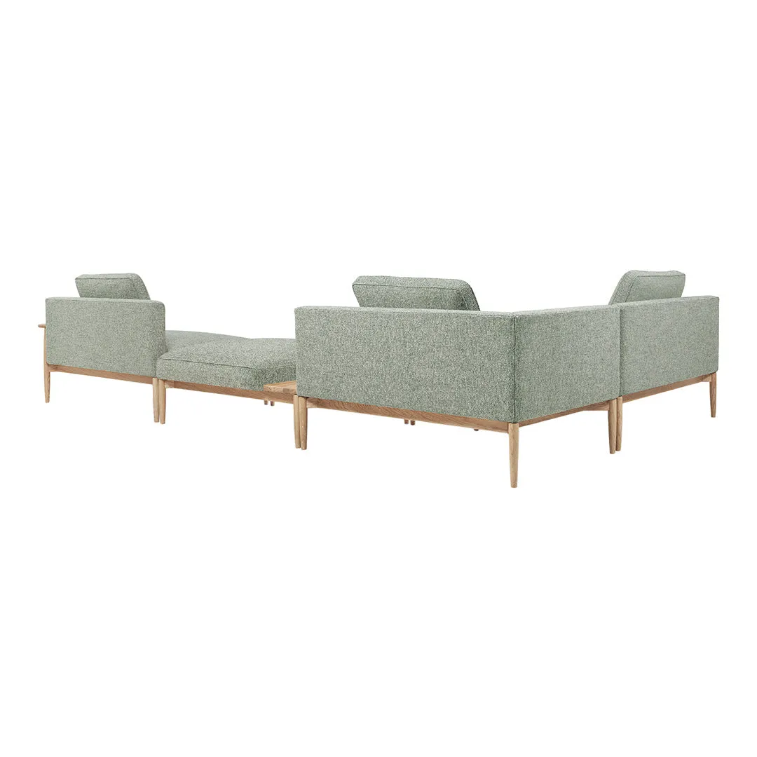 E350 Embrace Footstool w/ Table Section
