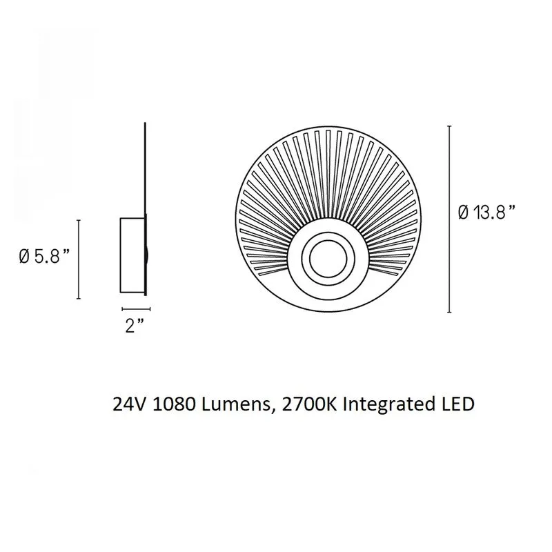 Earth Radian Wall / Ceiling Light