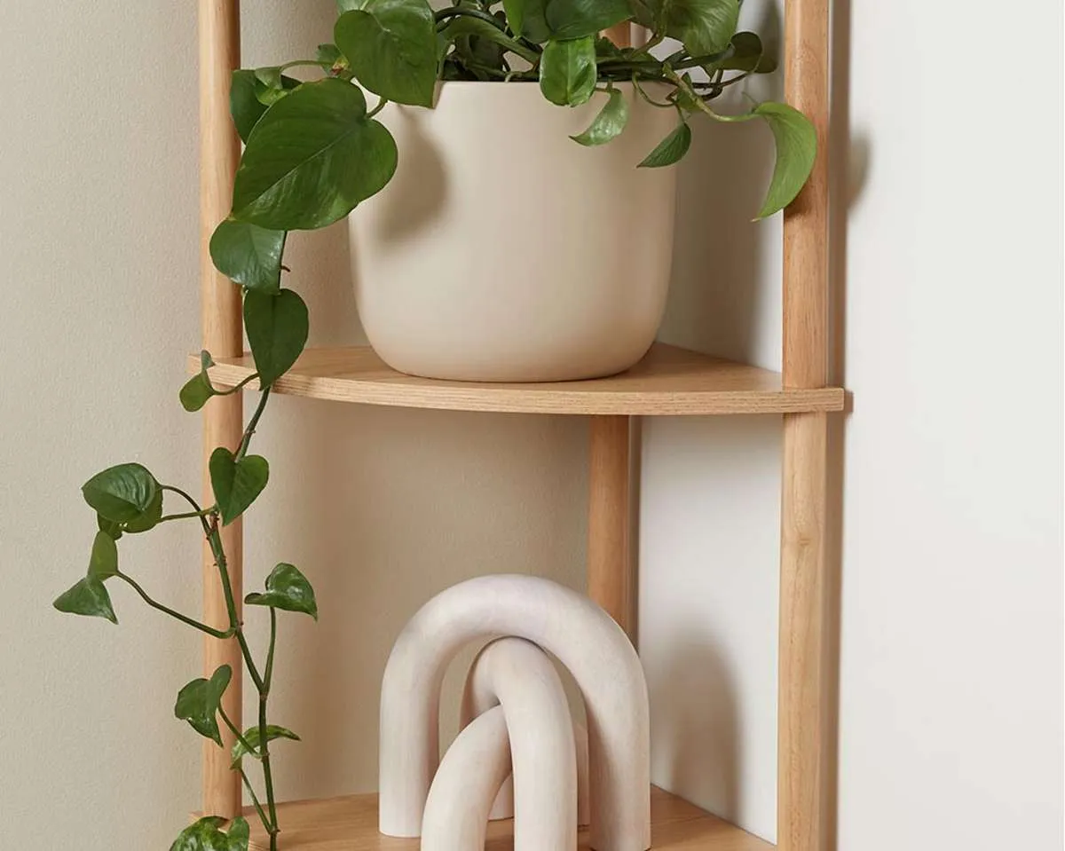 Eden Corner Shelf Mocka