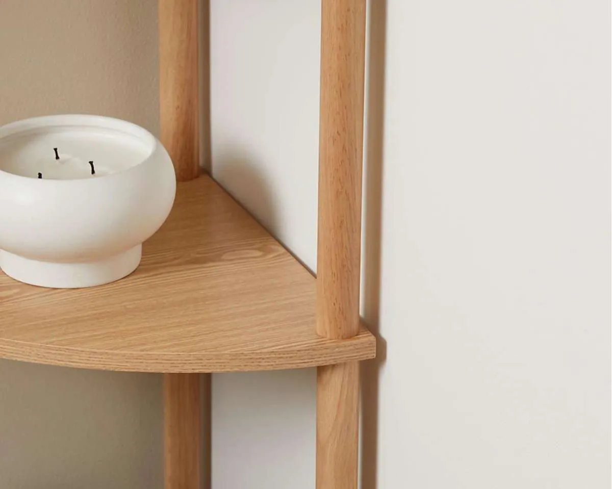 Eden Corner Shelf Mocka