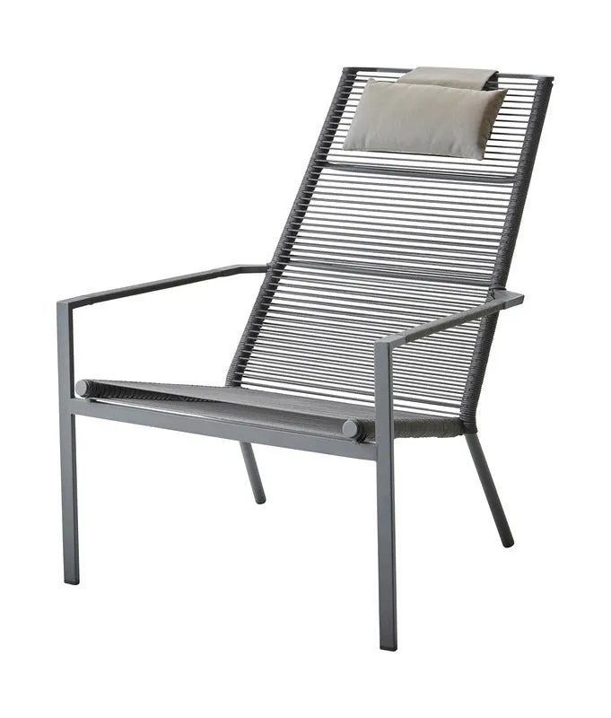 Edge Outdoor Highback Stackable Chair