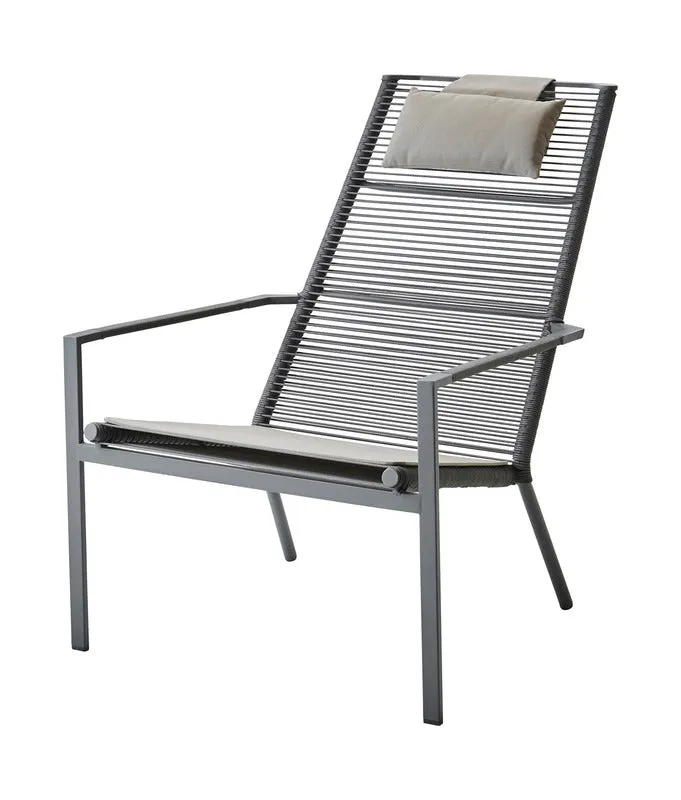 Edge Outdoor Highback Stackable Chair