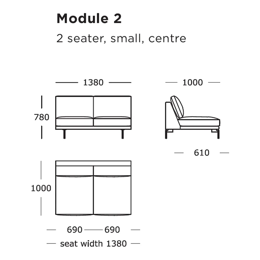 Edge V1 Modular Sofa (Modules 1-8)