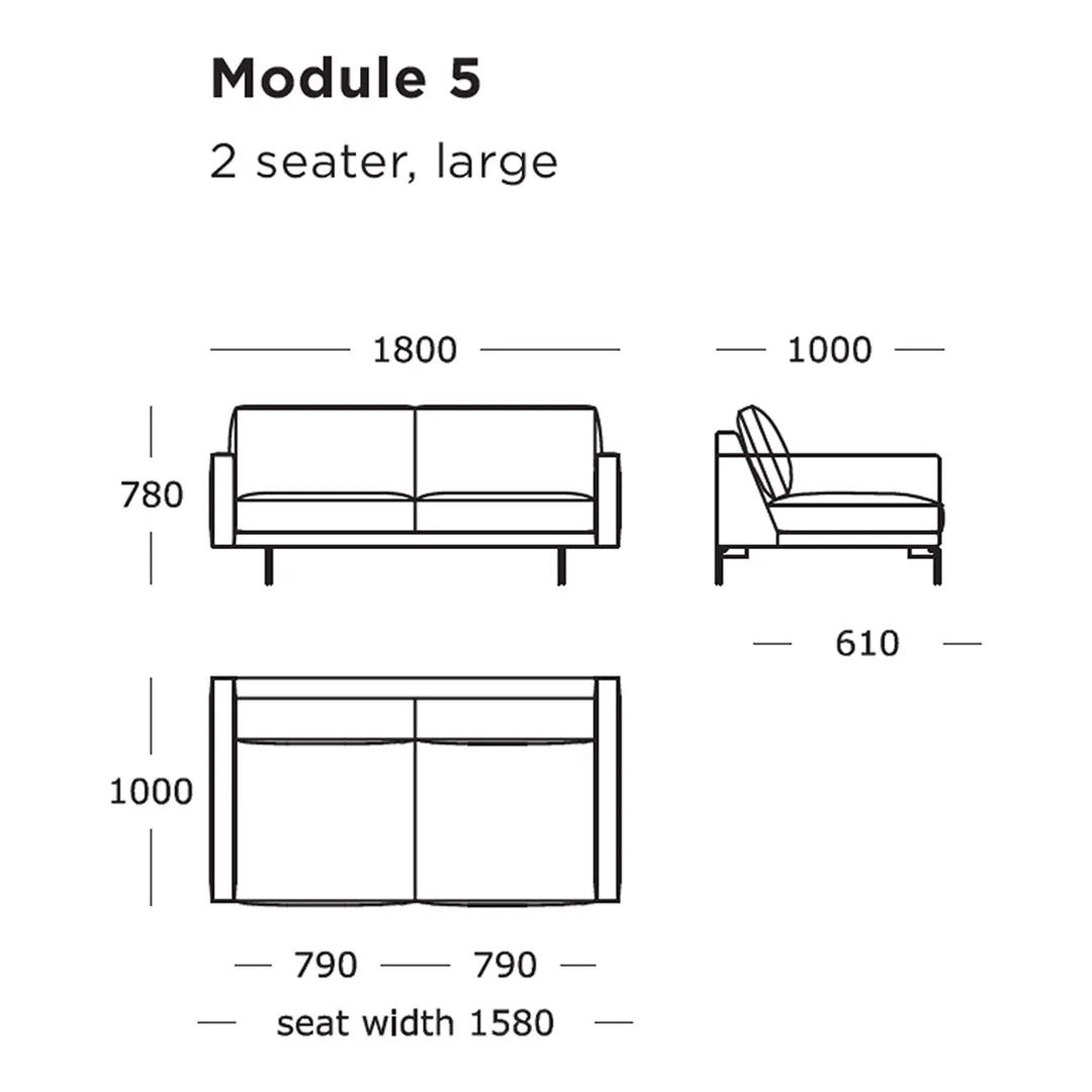 Edge V1 Modular Sofa (Modules 1-8)